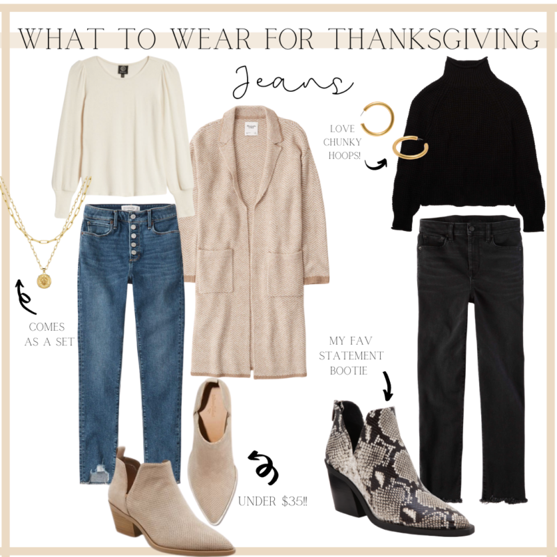 WHAT TO WEAR FOR THANKSGIVING OUTFIT GUIDE THE HALLIE SCENE